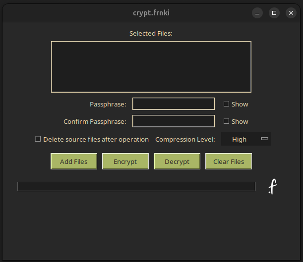 crypt.frnki encryption tool